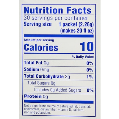 Crystal Light On The Go Lemon Powder Tea, 0.08 oz., 30/Box (00757)