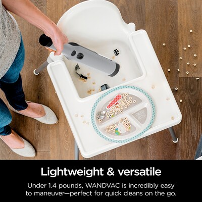 Shark WANDVAC Cordless Handheld Vacuum with Charging Dock, Bagless, Black/Silver (WV201WH)