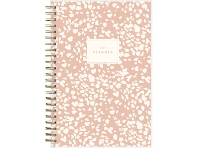 2025 Blue Sky Natalya 5 x 8 Weekly & Monthly Planner, Plastic Cover, Pink/White (148769-25)