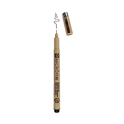 Sakura Pigma Micron Pen, Fineliner, Black Ink, 6/Pack (SAKXSDK0249-6)