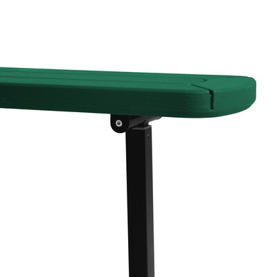National Public Seating BMPT Series 30" x 72" Heavy Duty Picnic Folding Table, Green (BMPT3072-BK06)