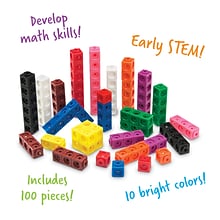 Learning Resources® Mathlink Cubes, 100/Set (LER4285)