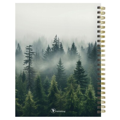 2025-2026 TF Publishing Mystic Forest 6.5" x 8" Academic Year Weekly & Monthly Planner, Paperboard Cover (AY26-9210)