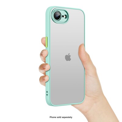 SaharaCase Venture Series Phone Case for iPhone 16e, Shock Absorbing, Aqua Green (CP00808)