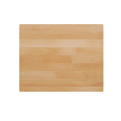 Flash Furniture Bennett Wooden Commercial Indoor Table, 30" x 24", Natural Top/Black Base (GSF2430NTT2222)