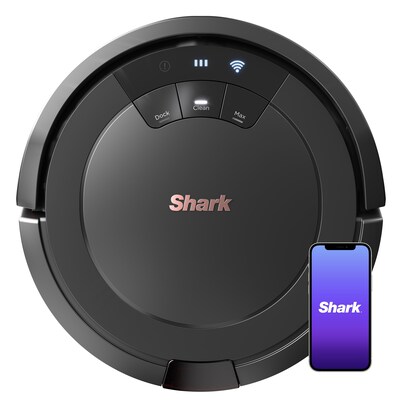 Shark ION R75 Cordless Robotic Vacuum, Bagless, Gray (RV756)