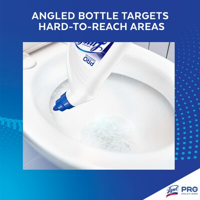 Professional Lysol Advanced Deep Cleaning Power Toilet Bowl Cleaner, Wintergreen, 32 Oz., 12/Carton (36241-74278)
