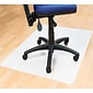Floortex Revolutionmat 45" x 53" Rectangular Chair Mat for Hard Floor, Polypropylene (NCMFLLAC0003)