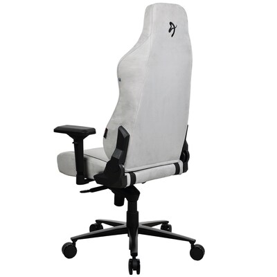 Arozzi Vernazza Supersoft Fabric Ergonomic Racing Gaming Chair, Light Grey (VERNAZZA-SPSF-LG)