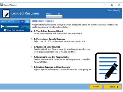 Individual Software ResumeMaker Professional Deluxe 20 for 1 User, Windows, Download (IND945800V059)