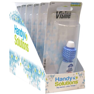 Visine® Advanced Redness + Irritation Relief Eye Drops, 0.28 fl oz Bottle, 6 Bottles/Traypack, 18 Traypacks/Carton