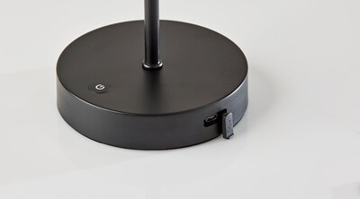 Adesso Stevie LED Table Lamp, Black (4082-01)