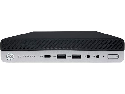 HP EliteDesk 800 G4 Refurbished Desktop Computer, Intel Core i5-8500T, 16GB Memory, 256GB SSD (J1-80