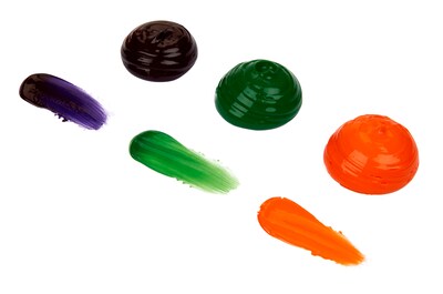 Crayola Washable Finger Paints, Assorted Colors, 8 oz., 3/Box (55-1311)