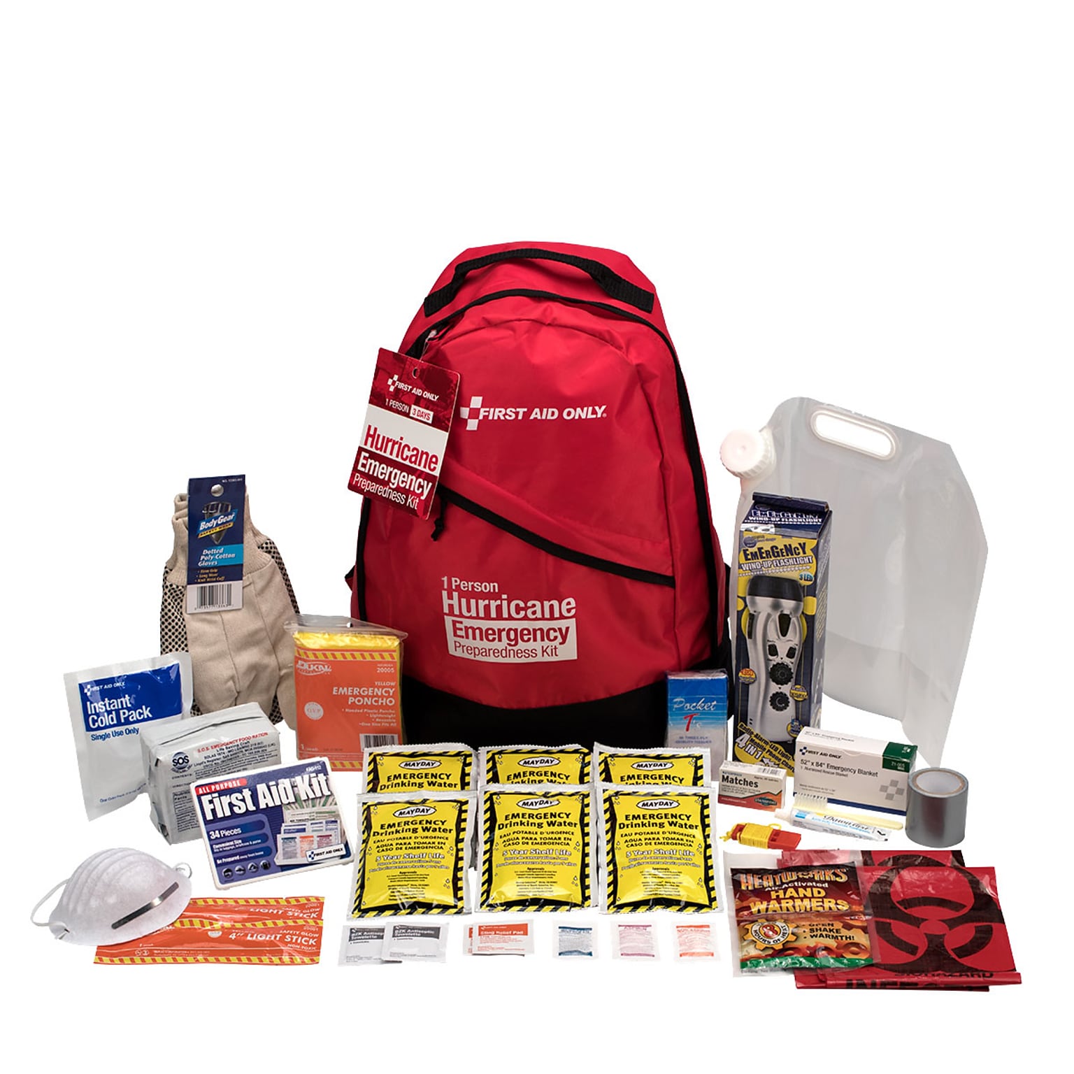 First Aid Only 3-Day Hurricane Emergency Preparedness Kit (91054)