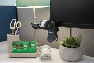 Scotch Deluxe Desktop Dispenser, 3.1", 1" Core, Black (C40-BK)
