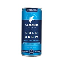 La Colombe Brazilian Caffeinated Cold Brew Coffee, Dark Roast, 9 oz., 12/Carton (PPPURC1205)