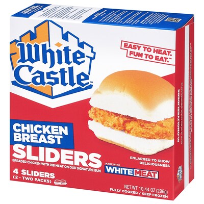 White Castle Individually Wrapped Chicken Slider, 10.44 oz, 24/Pack (220-02478)