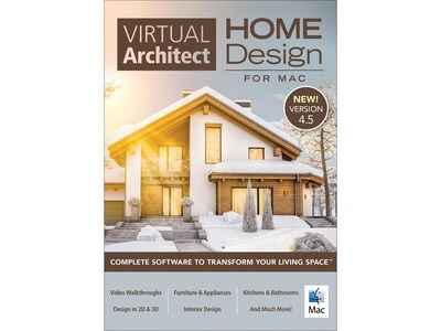 Virtual Architect Home Design for MacOS, 1 User [Download]