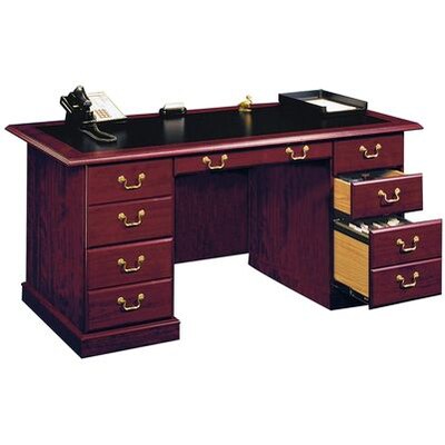 Sauder Heritage Hill Executive Desk Cherry Finish | Quill.com