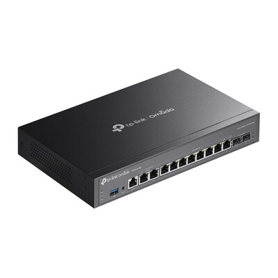 TP-LINK Omada 2500 Multi-Gigabit Router, Black (ER7412-M2)