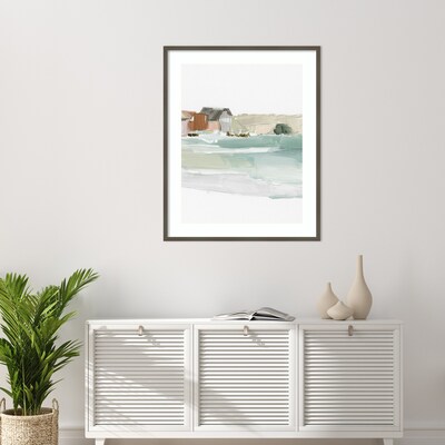 Amanti Art Seaside Tranquility II by Susan Pepe Wood Framed Wall Art Print, 33" x 41" (A42675537408)
