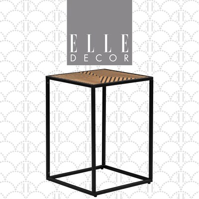 Elle Decor Julian Side Table, Black (FUST20069A)