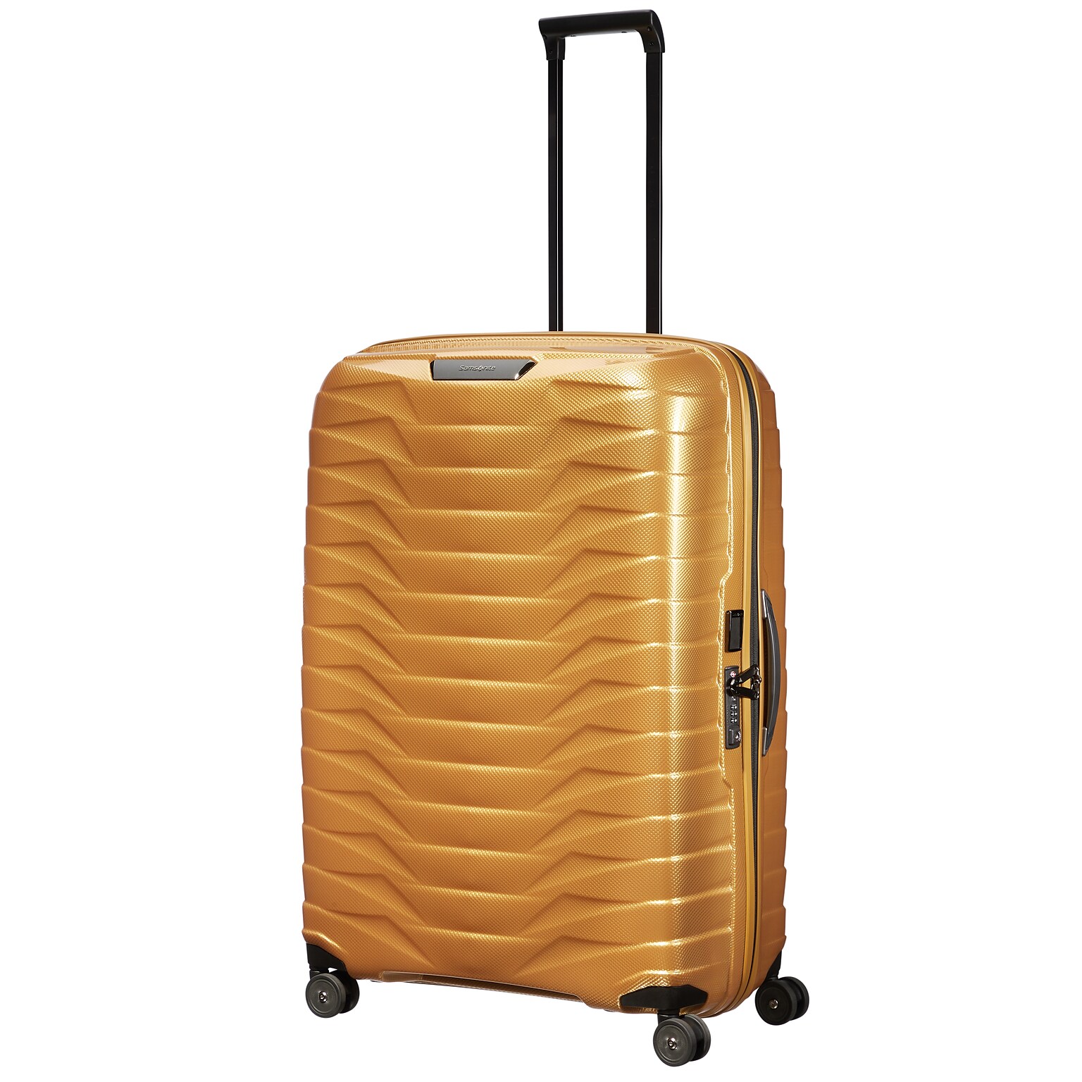 Samsonite Proxis 32 Hardside Suitcase, 8-Wheeled Spinner, Honey Gold (141848-6856)