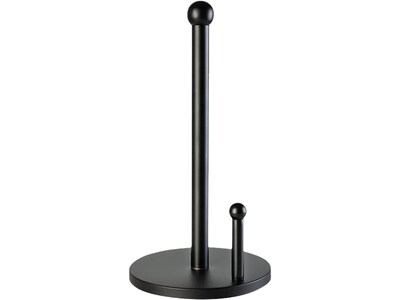 Honey-Can-Do Steel Paper Towel Holder, Black (KCH-09140)