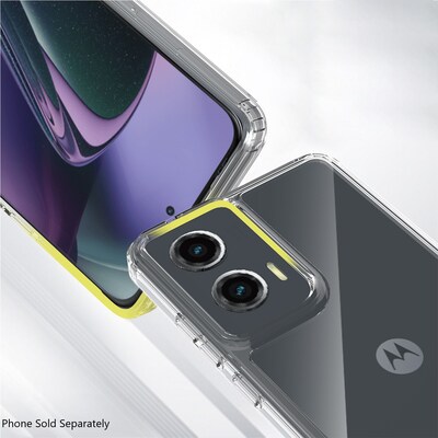 SaharaCase Inspire Series Phone Case for Motorola G Stylus 5G, Shock Absorbing, Clear (CP00576)