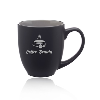 BISTRO TWO-TONE CERAMIC MUG 16 OZ