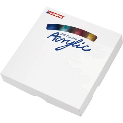 edding 5000 Series Acrylic Marker, Broad Tip, Abstract Colors, 5/Pack (EDD450005999)