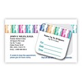 Medical Arts Press® Dual-Imprint Peel-Off Sticker Appointment Cards; Teeth