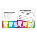 Medical Arts Press® Dual-Imprint Peel-Off Sticker Appointment Cards; Colorful Boxes
