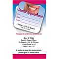 Medical Arts Press® Dual-Imprint Peel-Off Sticker Appointment Cards; Smile
