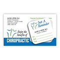 Medical Arts Press® Dual-Imprint Peel-Off Sticker Appointment Cards; Back Logo
