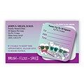 Medical Arts Press® Dual-Imprint Peel-Off Sticker Appointment Cards; Brush, 100/Pack