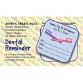 Medical Arts Press® Dual-Imprint Peel-Off Sticker Appointment Cards; Dental Reminder