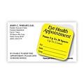 Medical Arts Press® Dual-Imprint Peel-Off Sticker Appointment Cards; Eye Health