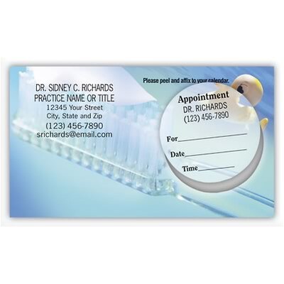 Medical Arts Press® Dual-Imprint Peel-Off Sticker Appointment Cards; Duck