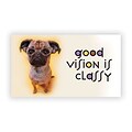Medical Arts Press® Eye Care Business/Appointment Cards; Pug, Dog, Vision