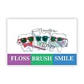 Medical Arts Press® Dental Business/Appointment Cards; Toothguy, Brush, Floss