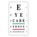 Medical Arts Press® Eye Care Business/Appointment Cards; Eye Care Professional Eye Chart