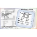 Medical Arts Press® Dual-Imprint Peel-Off Sticker Appointment Cards; Eyechart