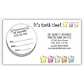 Medical Arts Press® Dual-Imprint Peel-Off Sticker Appointment Cards; Its Tooth Time