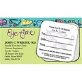 Medical Arts Press® Dual-Imprint Peel-Off Sticker Appointment Cards; Eye Time
