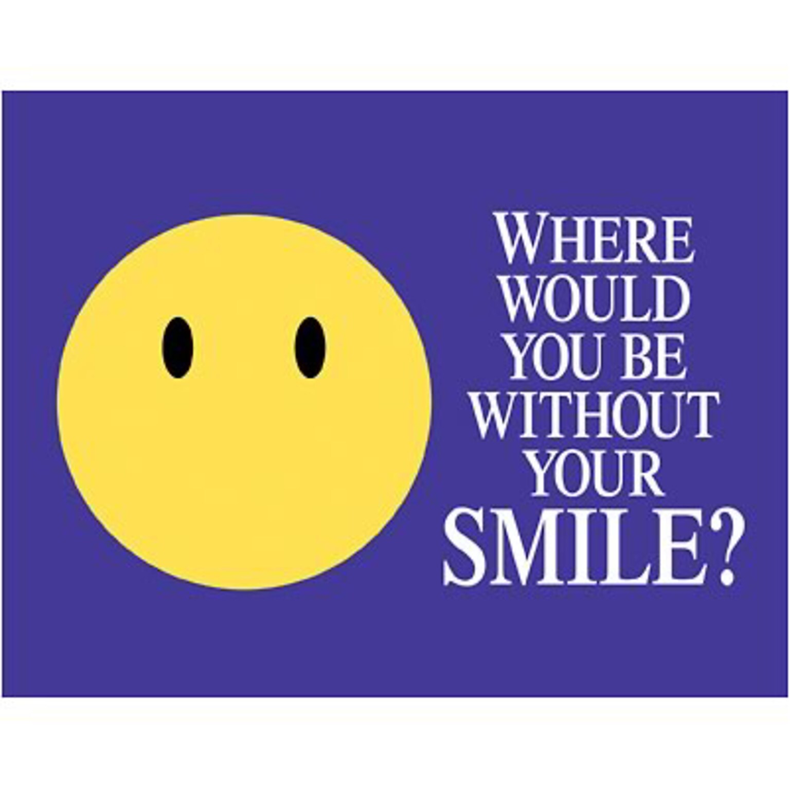 Medical Arts Press® Dental Postcards; for Laser Printer; Smiley Face, 100/Pk