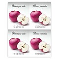 Medical Arts Press® Dental Postcards; for Laser Printer; Smile-Apple, 100/Pk