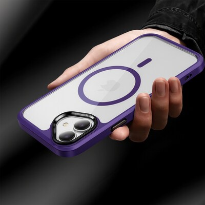 SaharaCase Raider Series MagSafe Compatible Phone Case for iPhone 17, Shock Absorbing, Purple Orchid (CP00927)