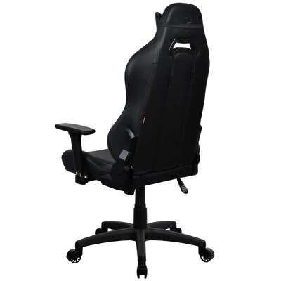 Arozzi Torretta SoftPU Faux Leather Ergonomic Racing Gaming Chair, Pure Black (TORRETTA-SPU-PBK)